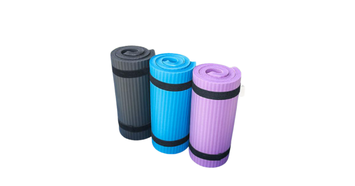 Genouillère Yoga En Mousse TPE - Antidérapante, 6 Mm D'Épaisseur, Protection Genoux Et Coudes, Pour Fitness Et Sport